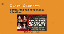 Desktop Screenshot of concert-connections.com